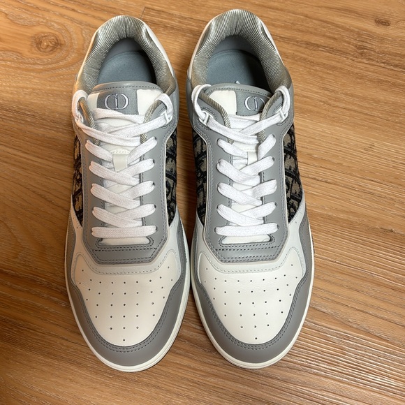 Dior B27 Uptown Low-Top Sneaker Gray and White - Picture 7 of 12
